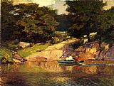 Boating in Central Park by Edward Henry Potthast